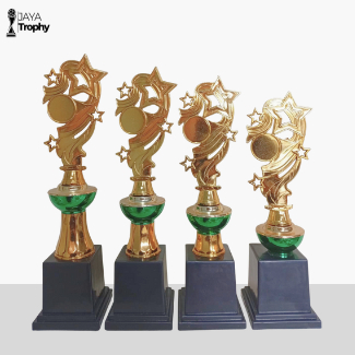 PIALA SET MANGKOK ISI 4/PIALA SET FIGUR B77/ PIALA JUARA 1-4 MURAH