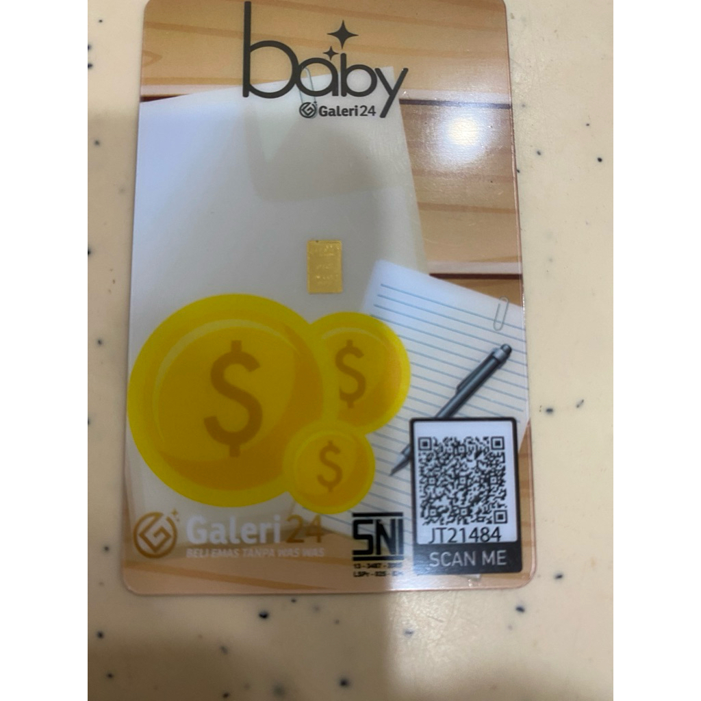 Baby gold Galeri 24 1 Gram