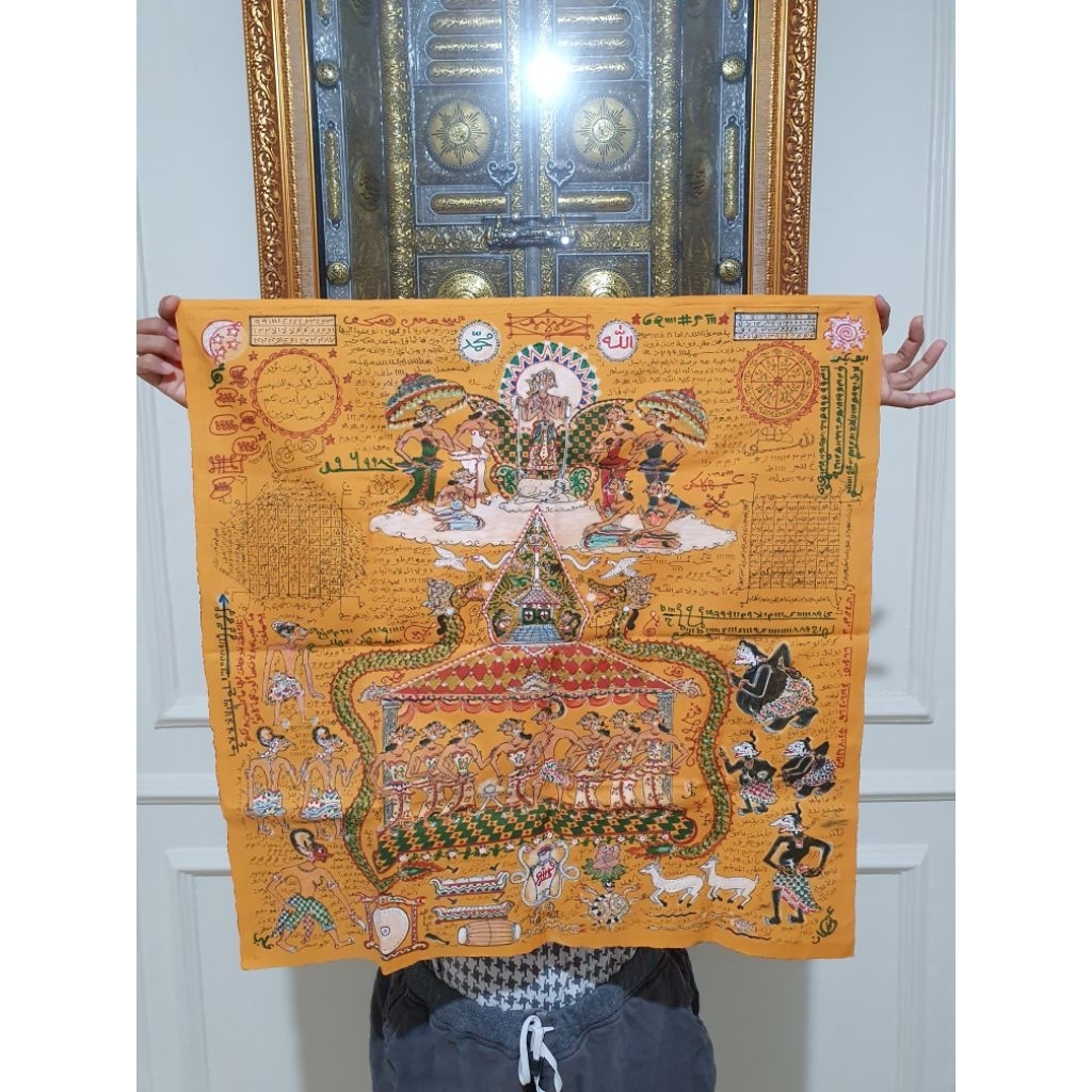 Koleksi Lukisan TL kain Kuning Pakem Lengkap Karya H.Ibrahim