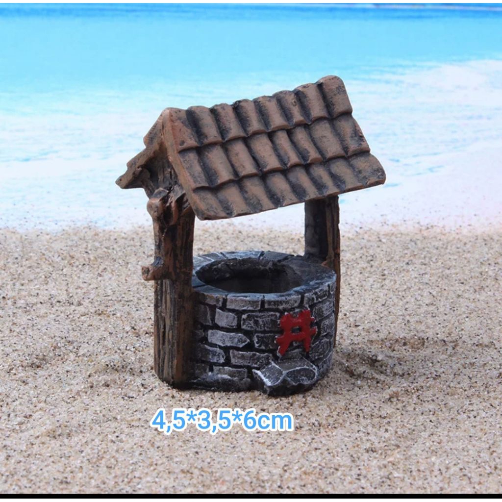 Miniatur Sumur Tua Untuk Dekorasi Taman Mini Miniatur Sumur Deorama Maket