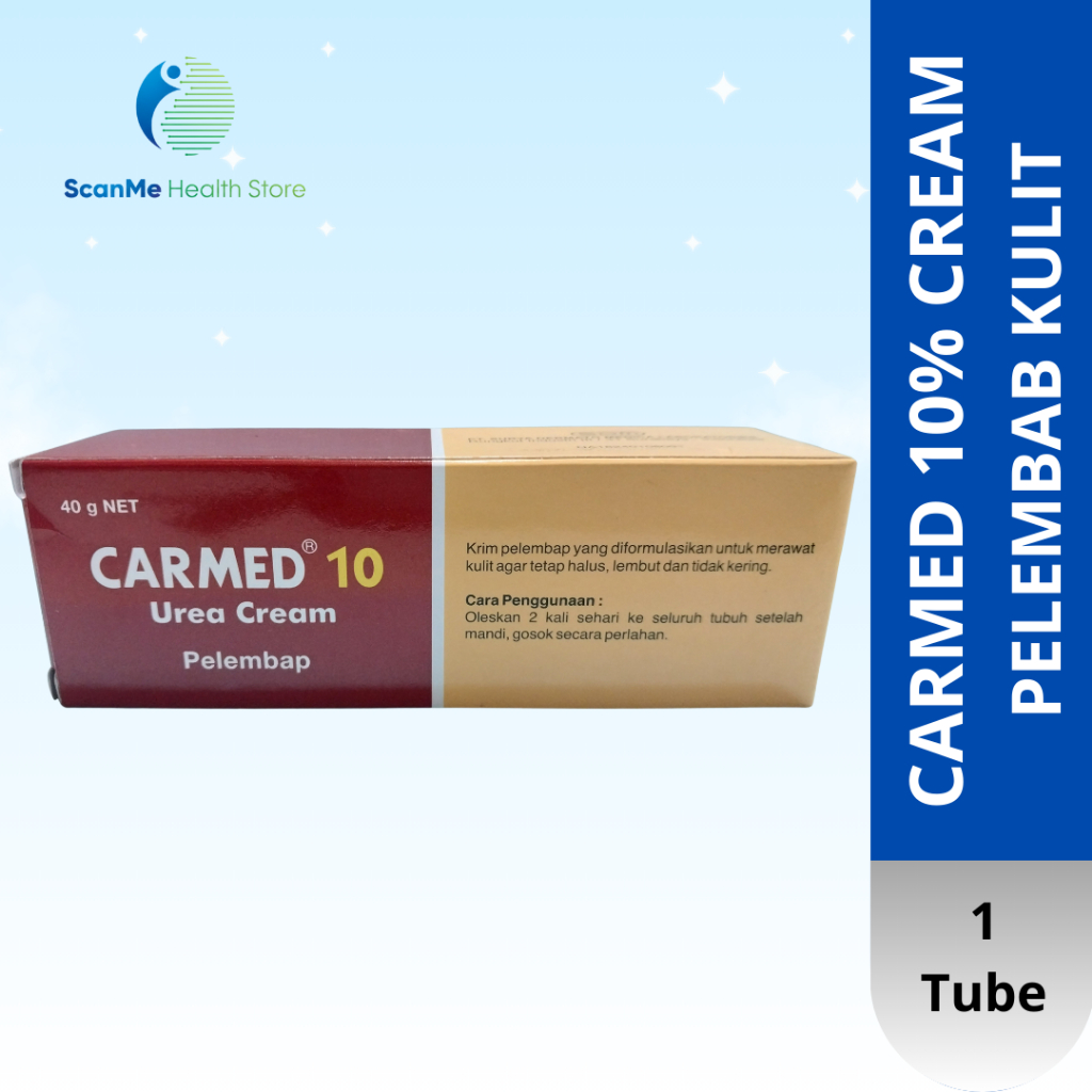 Carmed Urea 10% Cream Melembabkan Kulit Kering 40g
