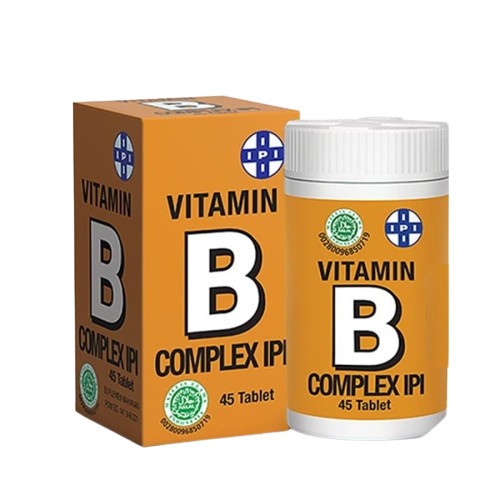 Vitamin B Kompleks IPI ISI 45 Vitamin IPI B complex Vitamin B1 Vitamin B6 Vitamin B12 Vitamin Ibu Ha