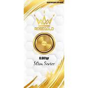 JONSON LOGAM MULIA ROSE GOLD SLIM SERIES 0.001 GRAM CERTIFICATE OF ASSAY AKMS FINENESS 50% QR CODE