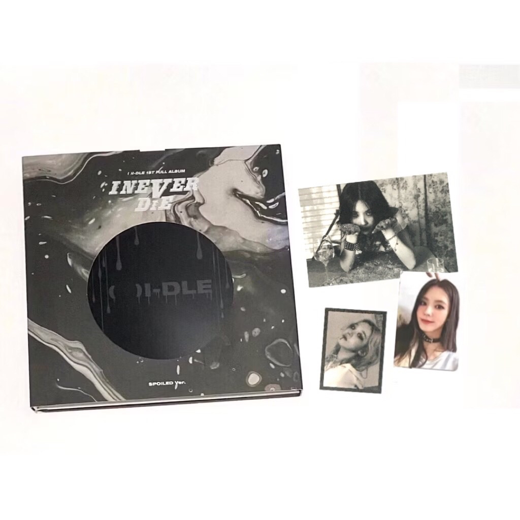 Album unsealed i never die (g)i-dle gidle miyeon minnie soyeon yuqi shuhua g-idle photocard pc postc