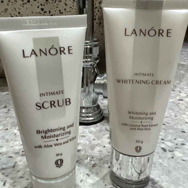 LANORE INTIMATE SCRUB dan LANORE INTIMATE WHITENING CREAM