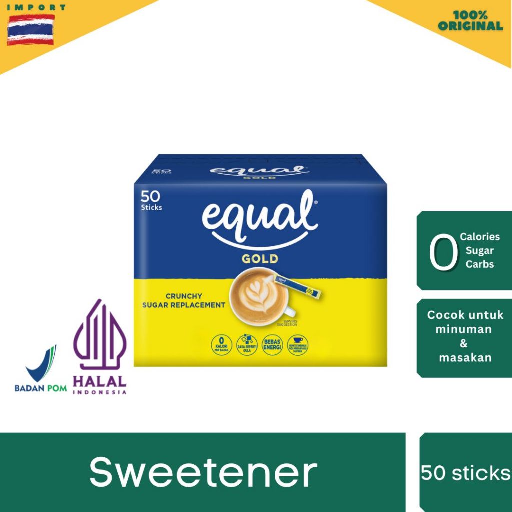 Equal Gold Pemanis nol Kalori / Sweetener