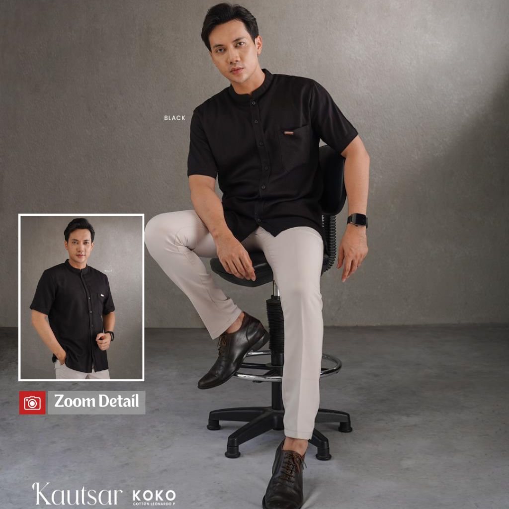 [SHORT] KAUTSAR KOKO by Nadheera Luxury [ NEW - ND Plain Series ] Kemeja Nadheera Luxury 2026