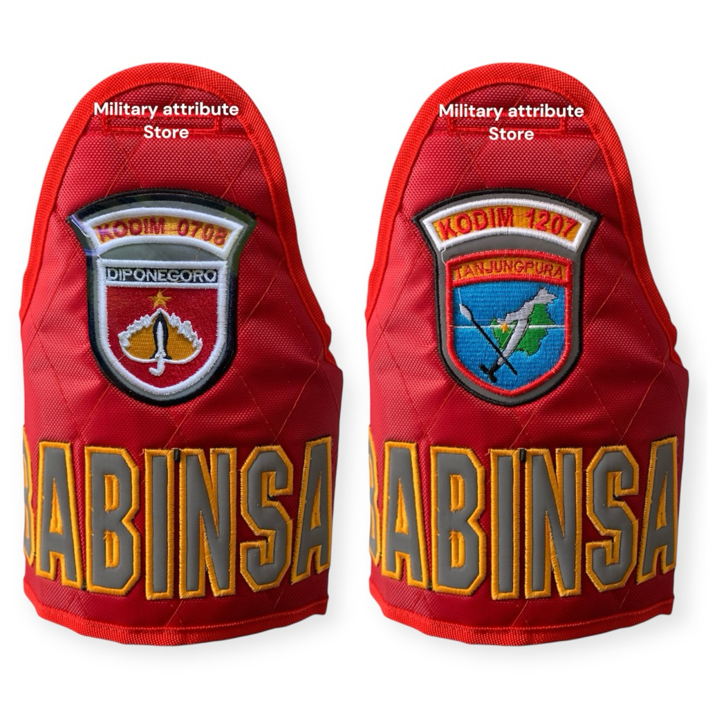 BAN LENGAN BABINSA BORDIR TANAM/BAN LENGAN FULL PEREKAT