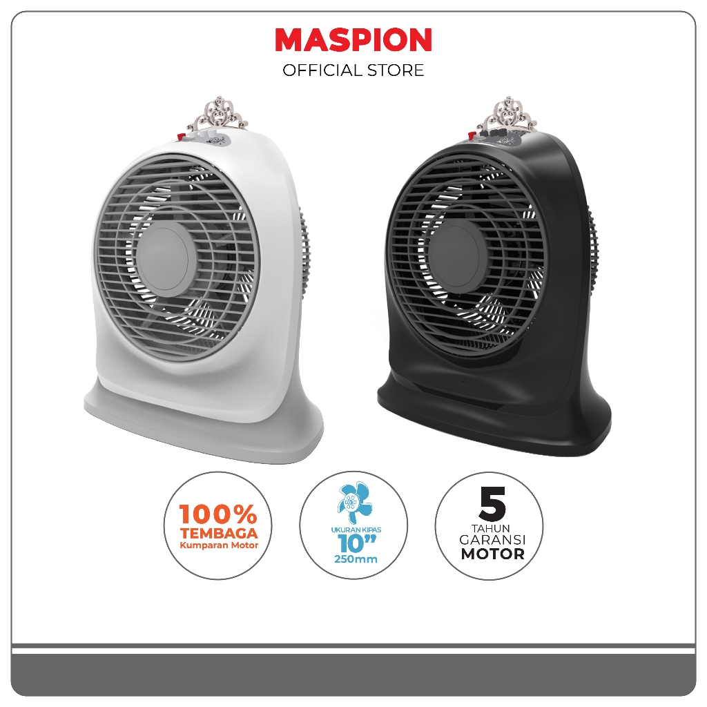 Maspion Kipas Angin Kotak Box Fan 10 Inch JF-102S