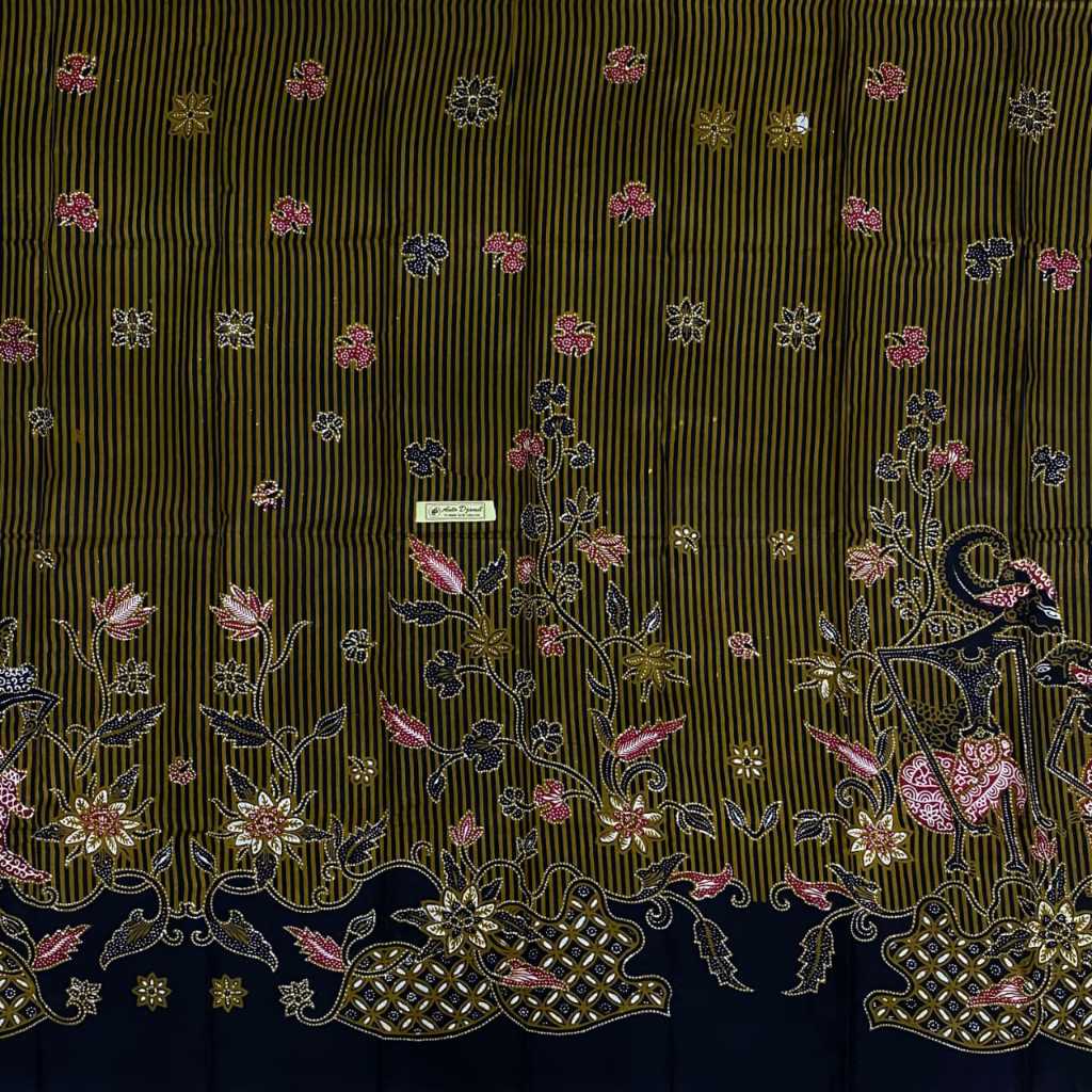 [BATIK ANTO DJAMIL] KAIN BATIK SEMI TULIS LURIK KOMBINASI BATIK MOTIF WAYANG KHAS BANYUMAS