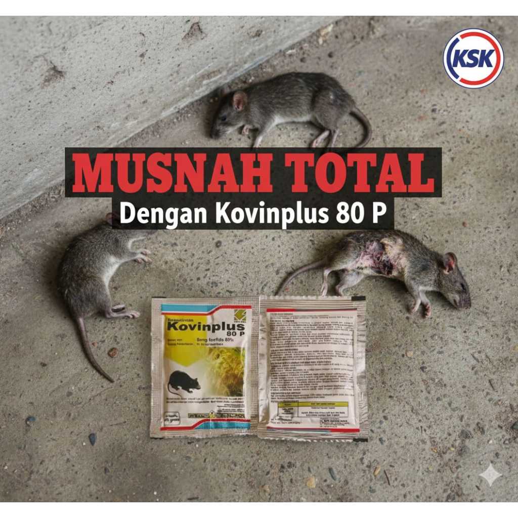 KOVINPLUS RACUN TIKUS | KOVIN PLUS | KOVINPLUS | KOVINPLUS 15GRAM | KOVINPLUS 80P