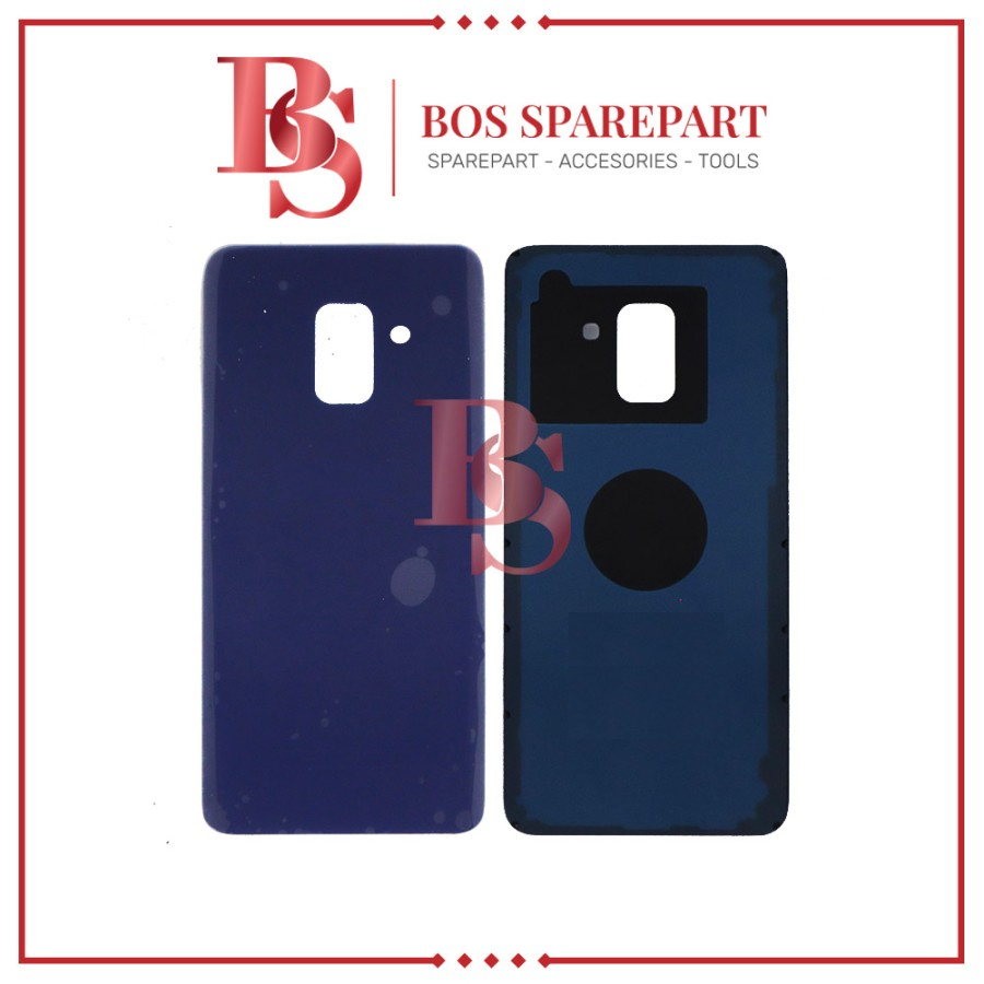 TUTUP BELAKNG SAM GALAXY A8 2018 / A530 BLUE / BACK DOOR / BACK COVER