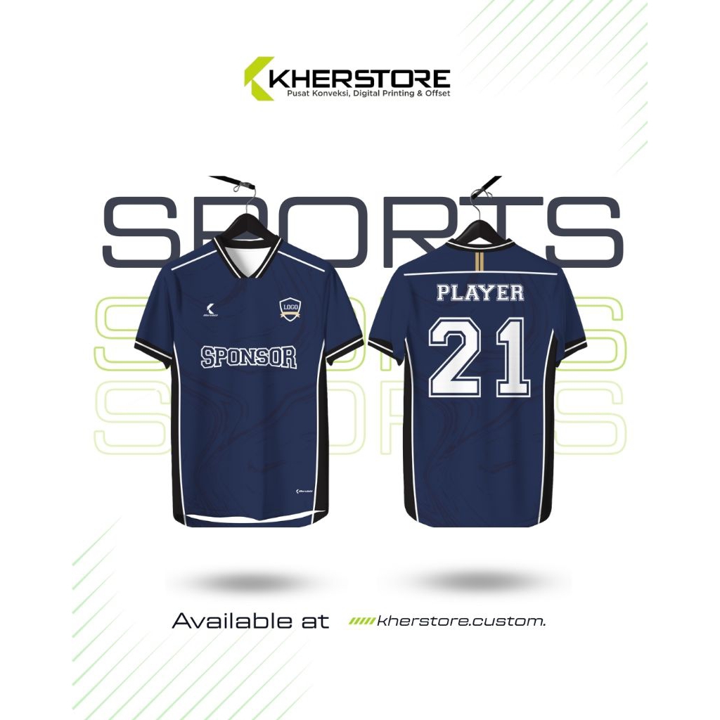 JERSEY BAJU FUTSAL / SEPAKBOLA FULL PRINTING BEBAS CUSTOM DESAIN