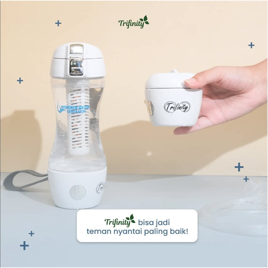 Trifinity Botol Air Hidrogen Alkali Gen1 Generasi 1 Tumbler Hydrogen Alkaline Water