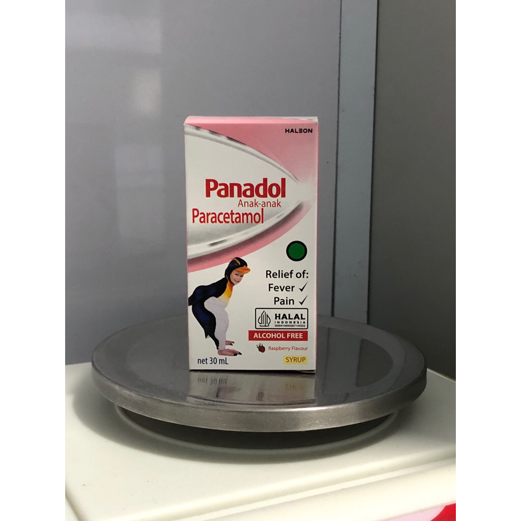 Panadol Paracetamol (anak-anak) syrup 30ml Rasa stoberry