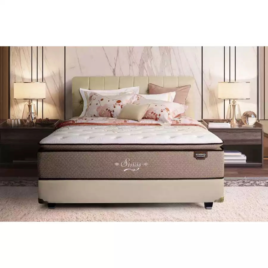 Florence Sisilia Kasur Spring Bed Matras 160 x 200 dan 180 x 200 with Holistic Sleep Protection