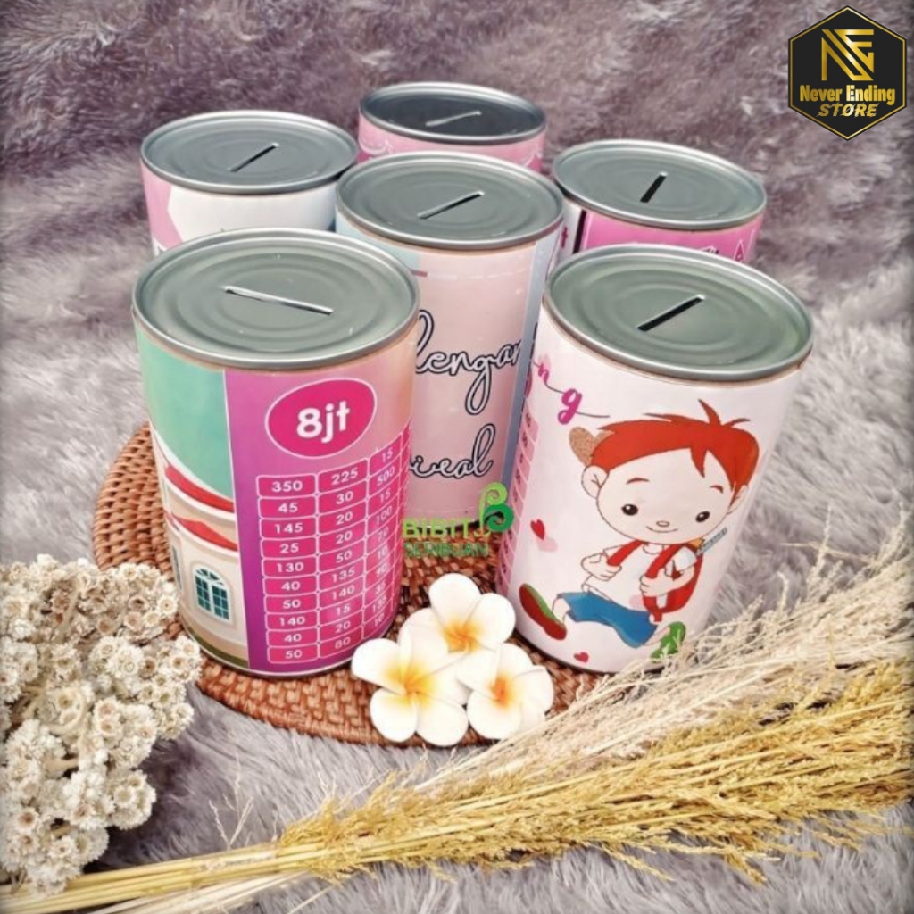 Celengan Target LARGE Murah Celengan Buka Tutup Permanen Large 2 5 10 15 20 Juta 2 5 20 50 Ribu