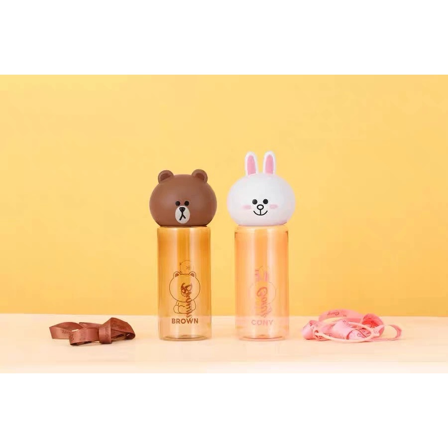 CGV x LINE FRIENDS BROWN CONY WATER BOTTLE 400ml Botol Line Friends Original Tumbler | Line Friends 