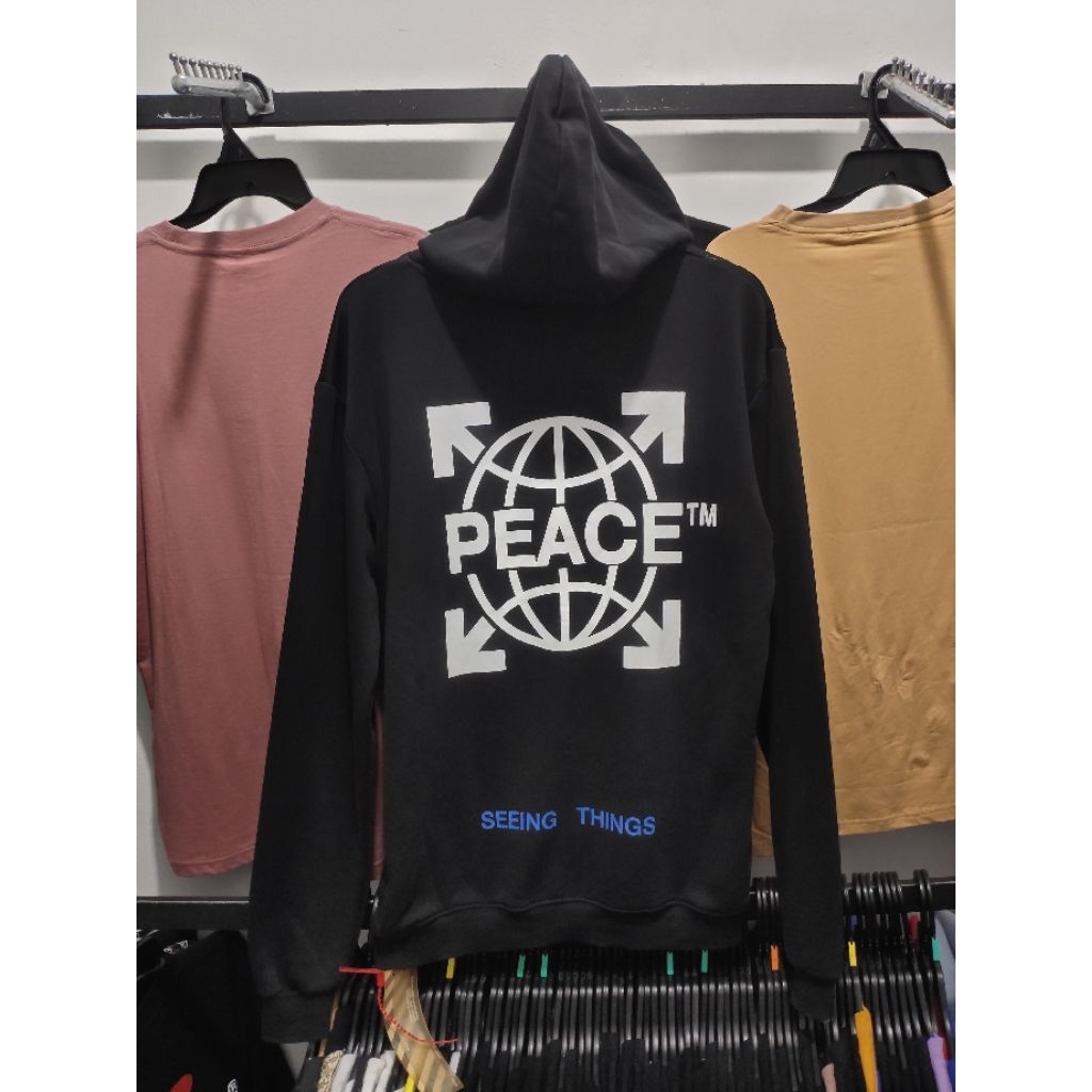 Off white basic logo hoodie second