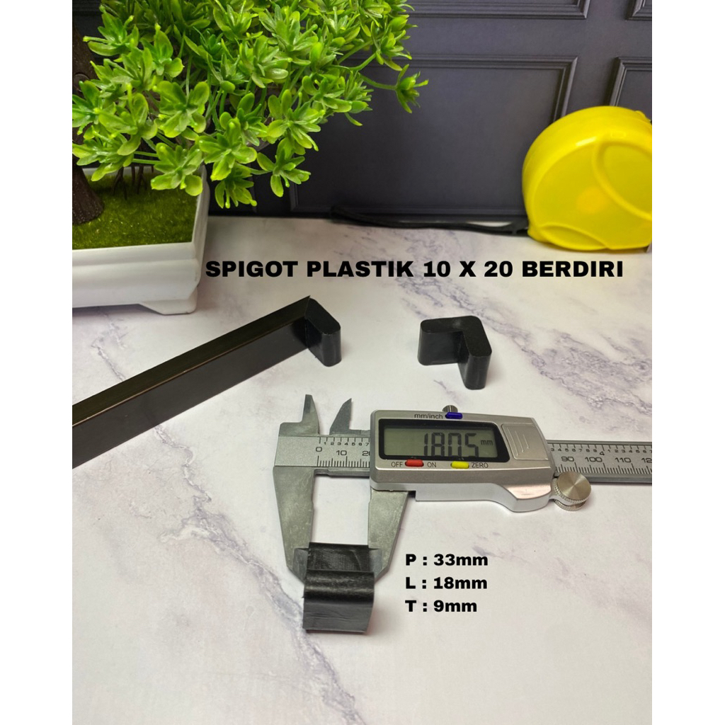 SPIGOT / SIKU PLASTIK 10 X20 HOLLOW ALUMUNIUM BERDIRI 100 pcs