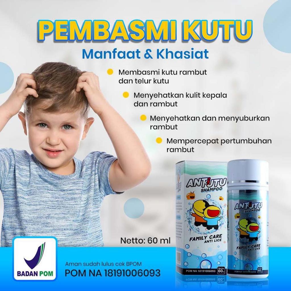 Shampo Anti Kutu Anak Pembasmi Kutu Rambut dan Ketombe Isi 60ml