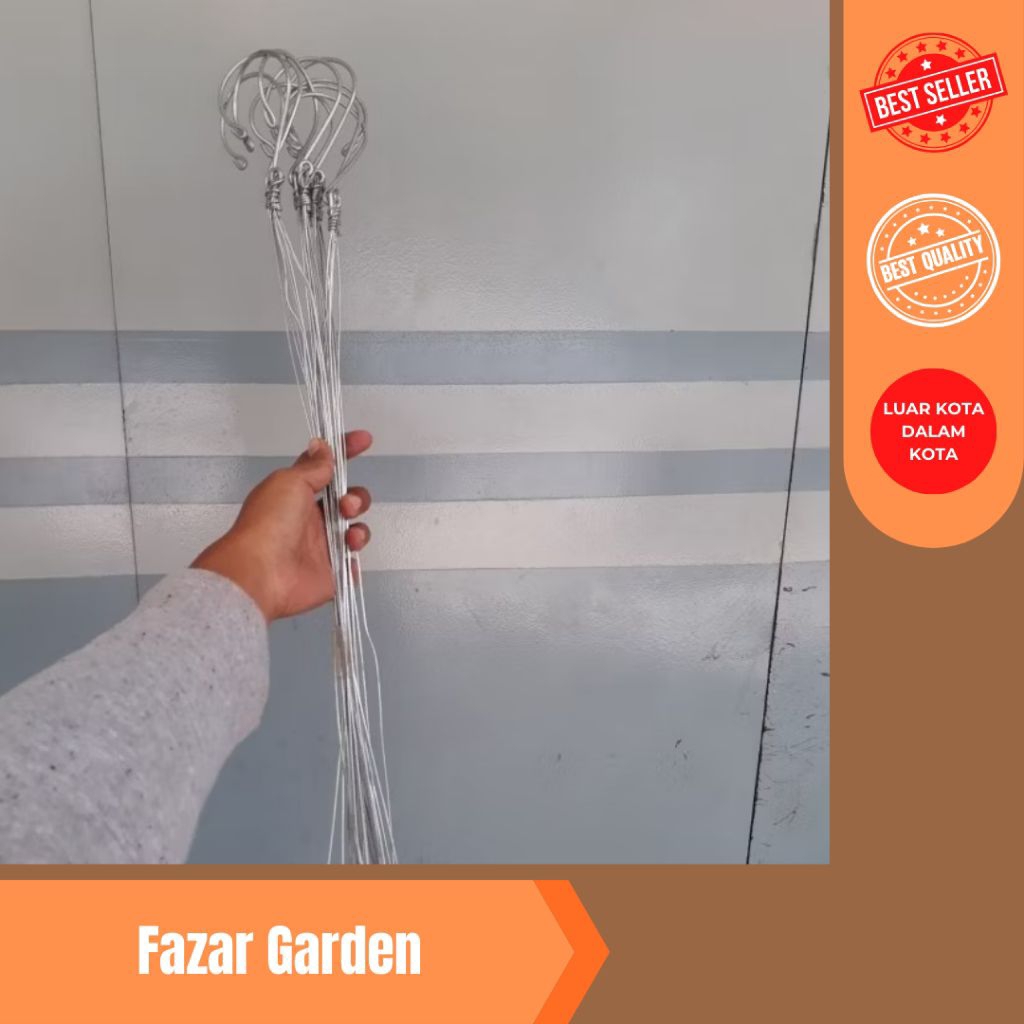 kawat gantung pot, kawat gantung 3 kaki, kawat gantung anggrek