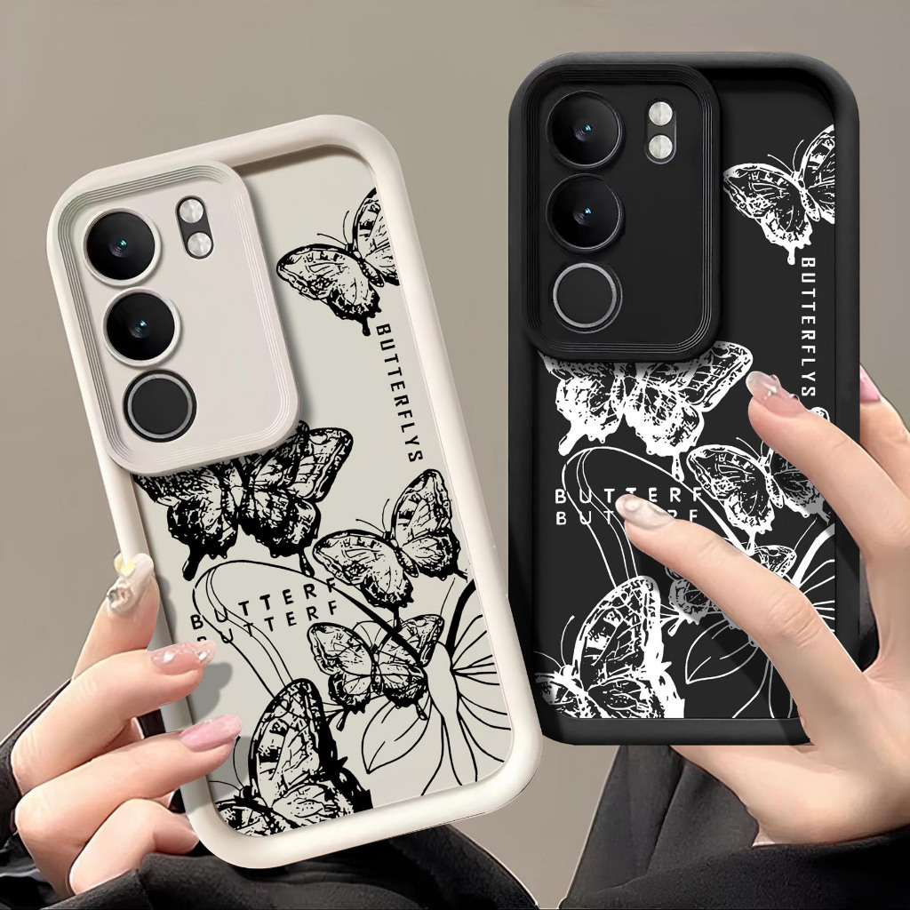 Softcase Rubber Vivo V40 Lite - Case Hp Vivo V40 Lite - Casing Vivo V40 Lite - Casing Pro Camera Viv