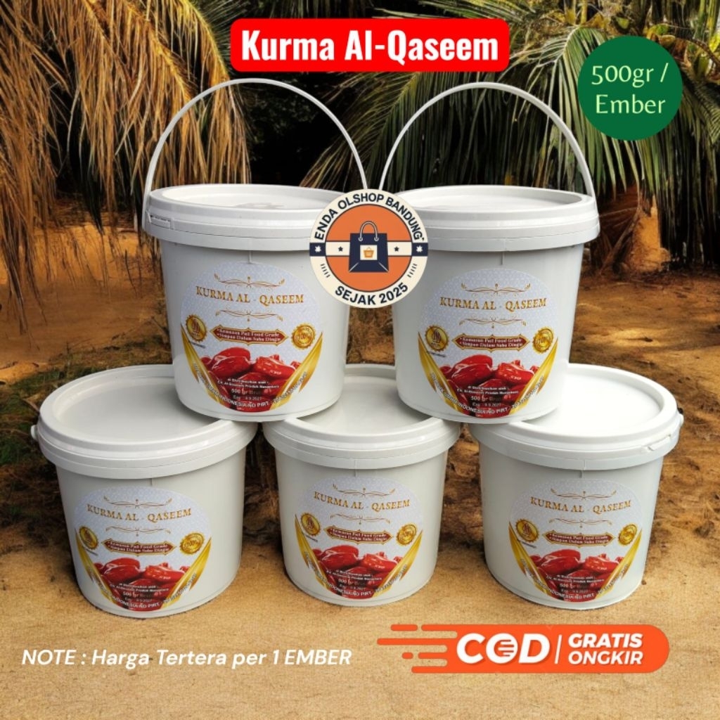 Kurma Ember Al Qaseem berat +- 500gr / Kurma Al-Qaseem Ember