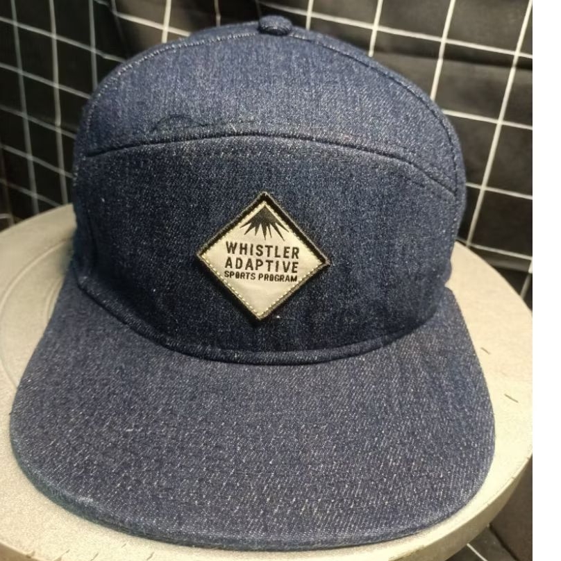 Topi 6 panel-Denim