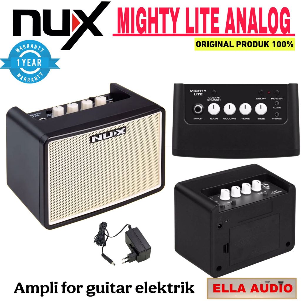 Nux Mighty Lite Analog Mini Modeling Amplifier Guitar Nux Mighty Lite analog