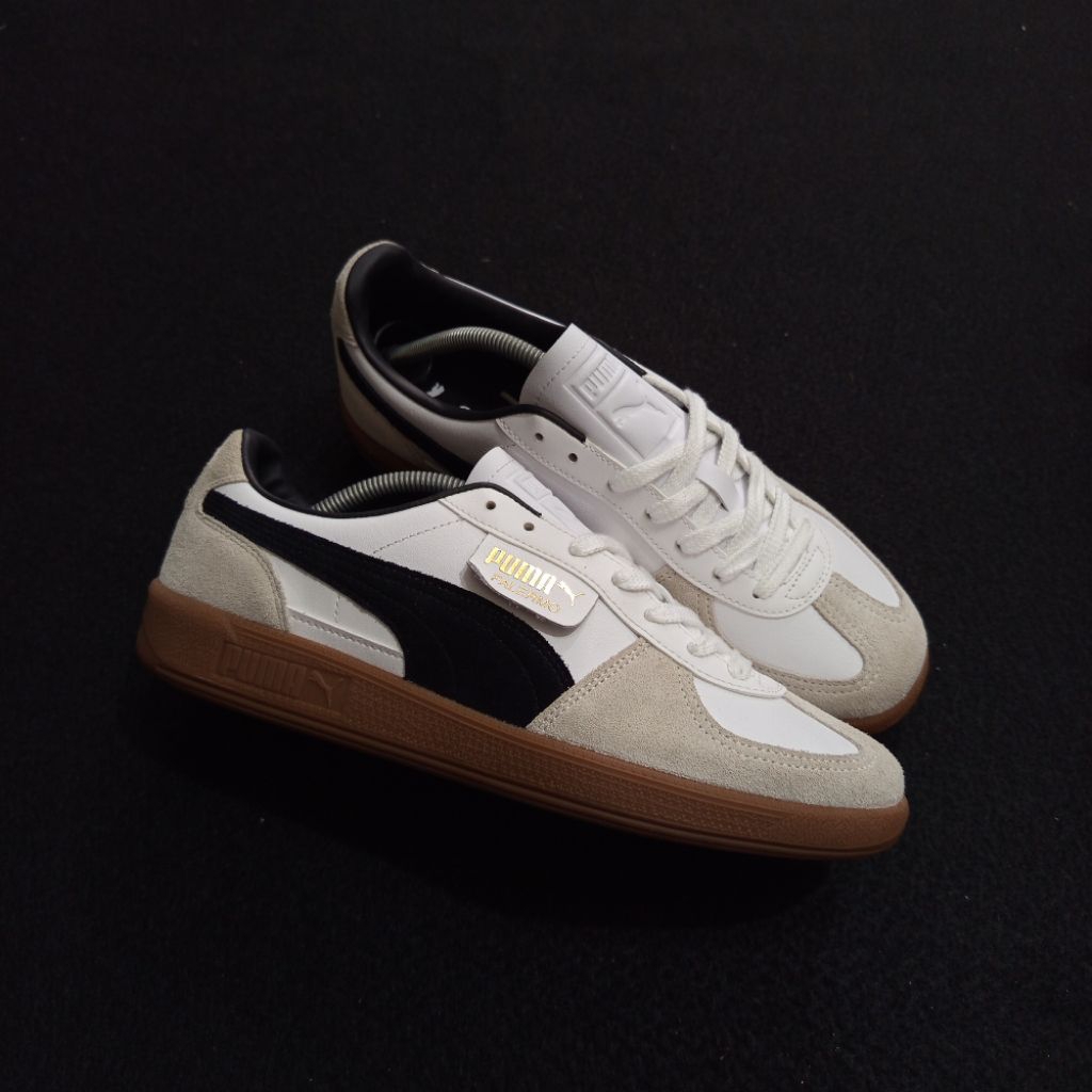 PUMA PALERMO WHITE VAPOR GREY GUM BNIB (100% ORIGINAL)