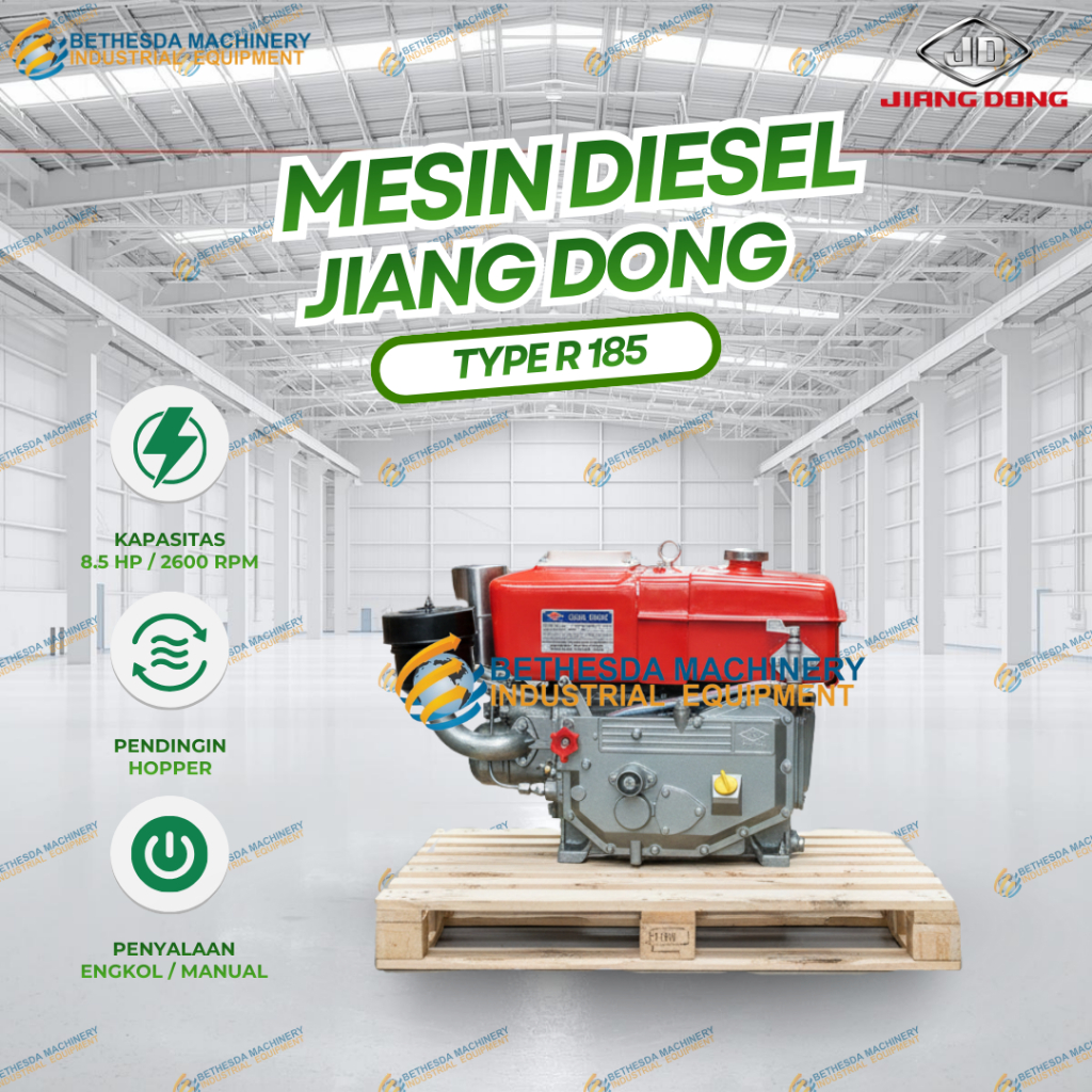 Mesin Penggerak / Engine Diesel Jiangdong 8.5 HP / 8.5 PK R 185 NL