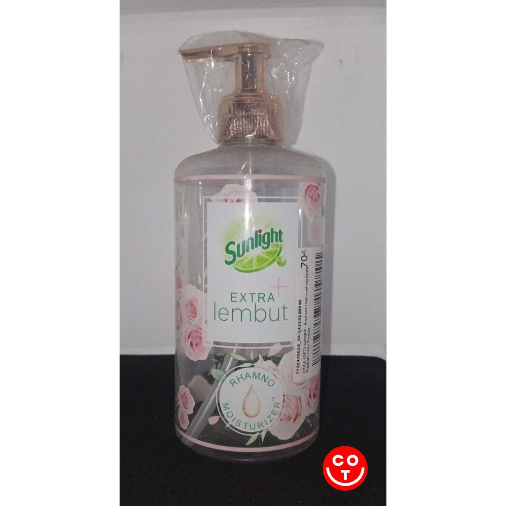 Botol Pencet/Pump Sabun Pencuci Piring Sunlight Rose Pink 500ml