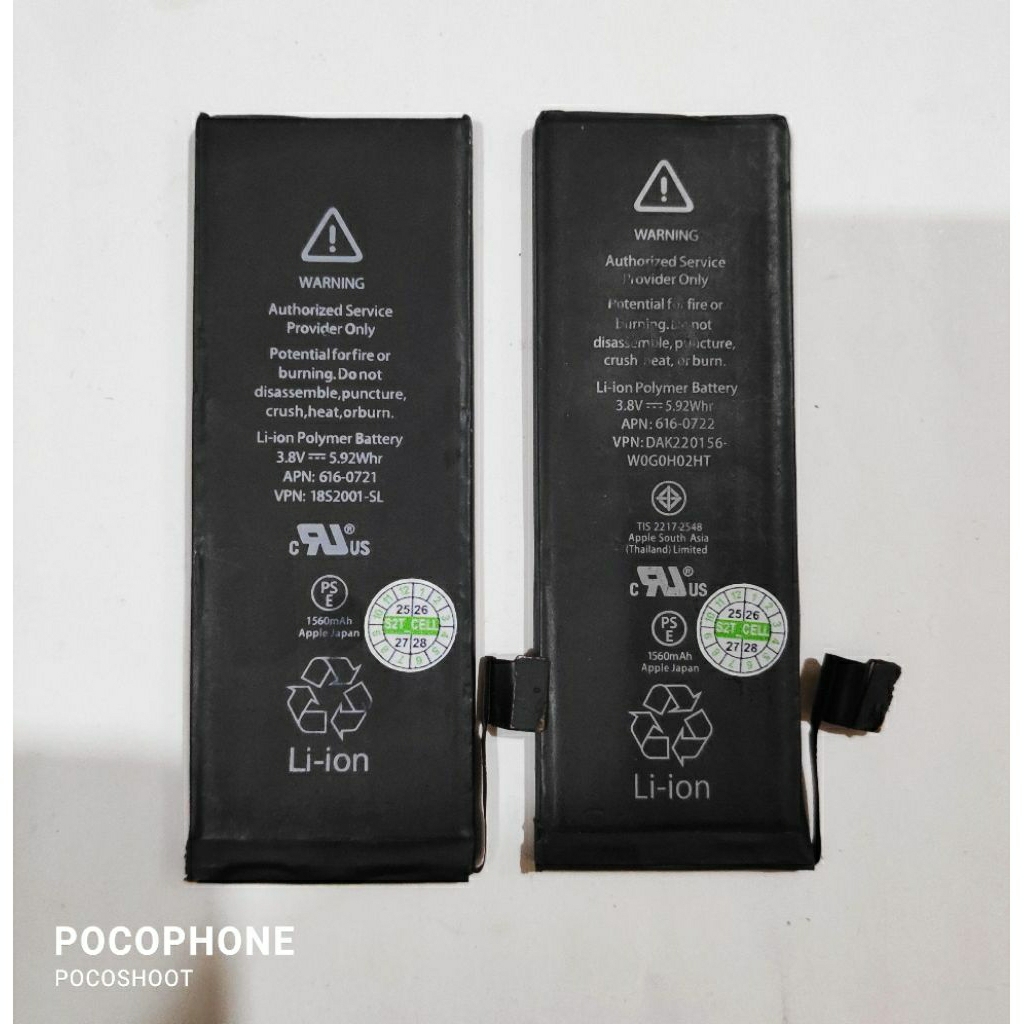 Batre iPhone 5s ori copotan/Baterai IP 5s original garansi