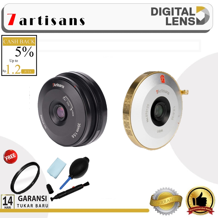 7Artisans 35mm f5.6 Panasonic Leica L Nikon Z Sony FE FullFrame 7Artisan GARANSI RESMI