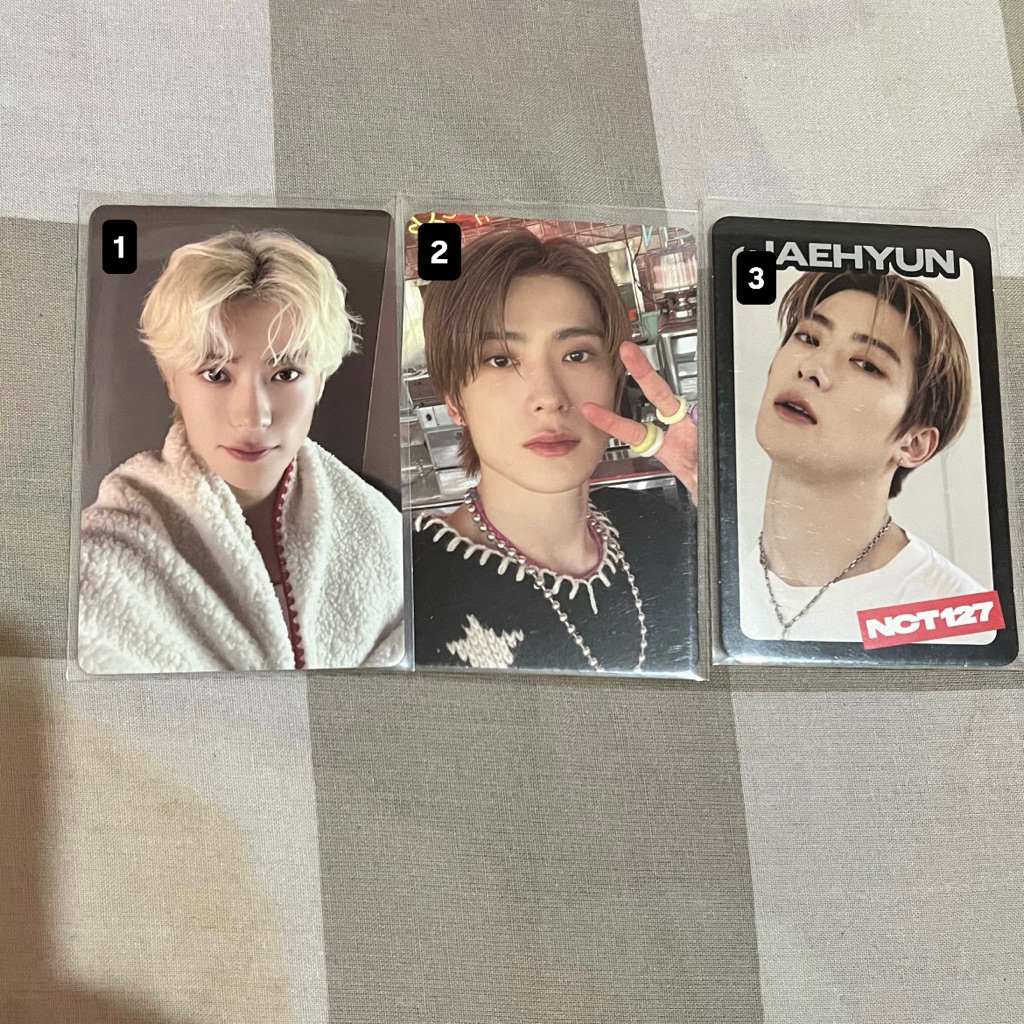 PHOTO CARD JAEHYUN NCT 127 OFFICIAL
