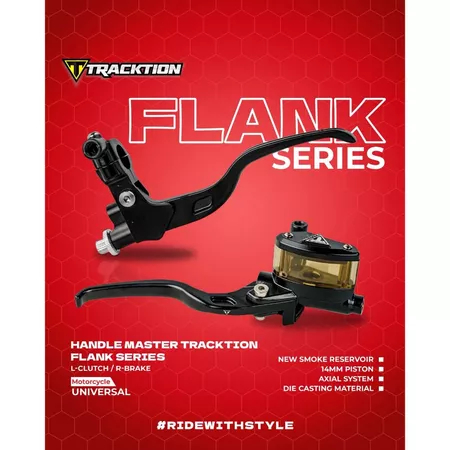 MASTER REM TRACKTION FLANK SET BLACK EDITION BRAKE CLUTCH TRACKTION TAD RACING