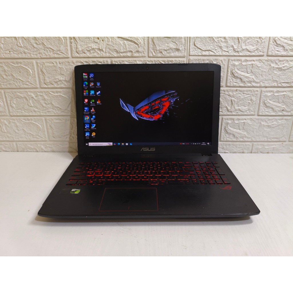 Asus ROG GL552JX | Core i7 Nvidia GTX 950m | RAM 8GB SSD 256GB | Laptop Gaming Desain Second Bekas