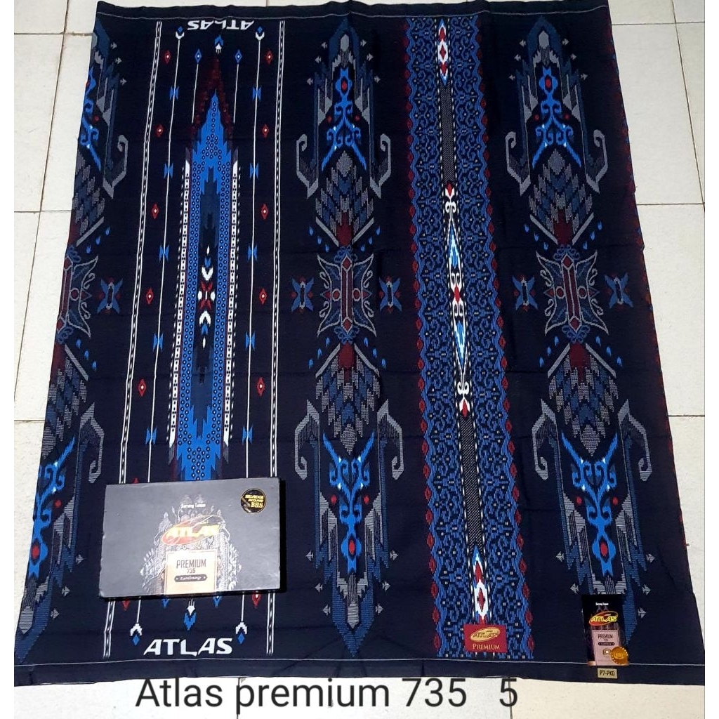 Sarung Atlas Premium 735 Kembang Terbaru