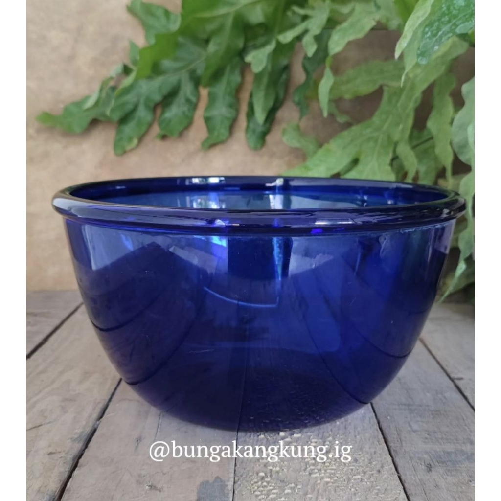 Mixing bowl blue Sapphire Arcoroc France cobalt blue mixing bowl Jumbo
