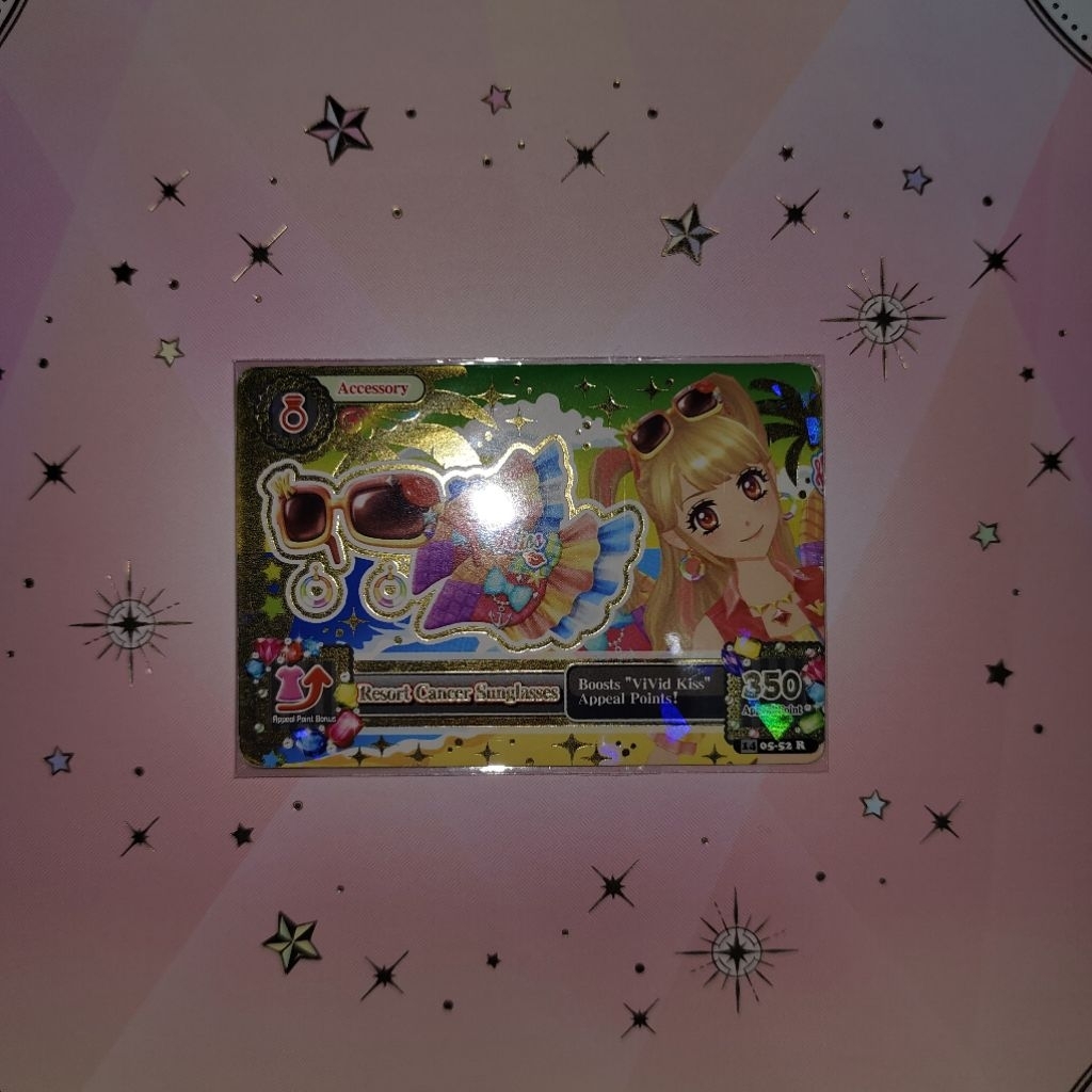 Aikatsu Resort Cancer Sunglasses Indo Ver Vivid Kiss Premium