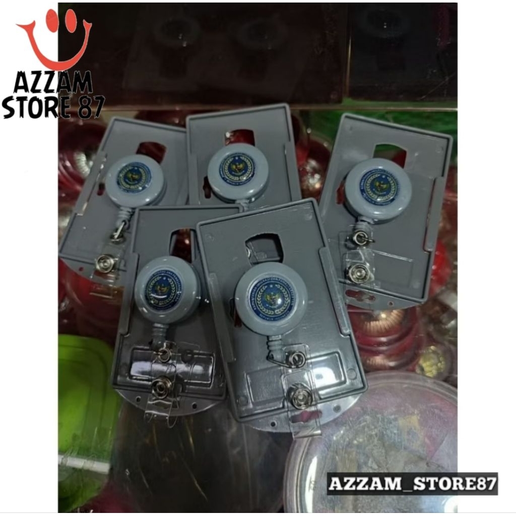 Tali Lanyard Name Tag ID Card Holder Model Yoyo Abu Logo IMIPAS Terbaru
