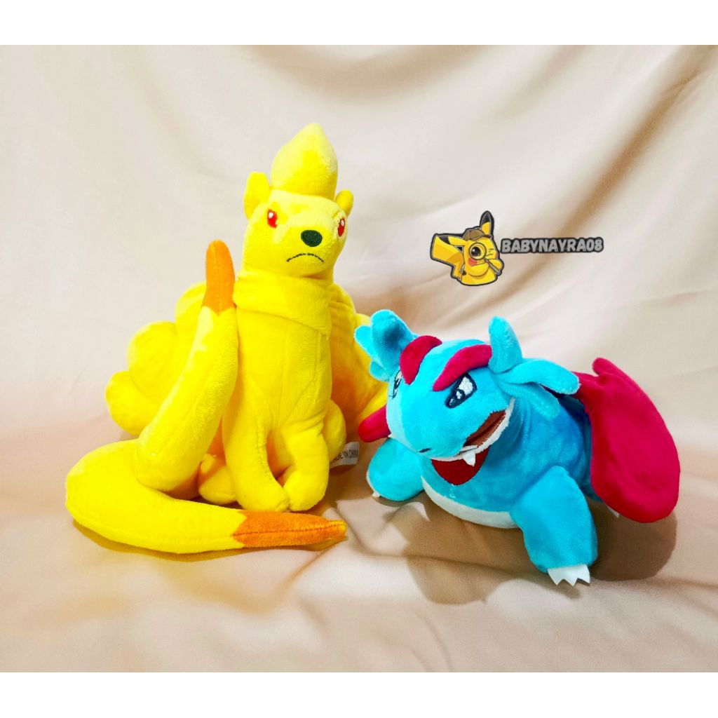 BONEKA POKEMON NINETALES & SALAMENCE NO BRAND