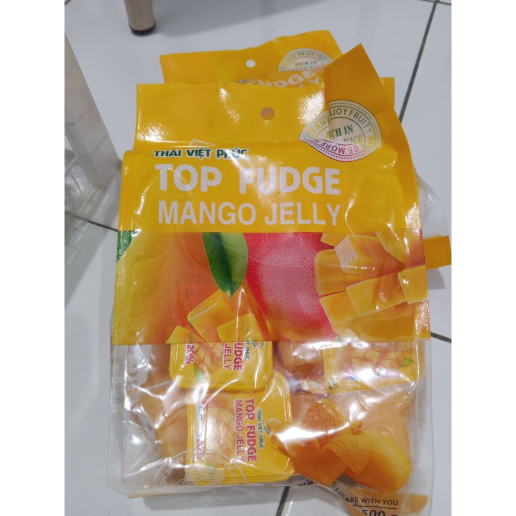 TOP FUDGE / Cherris MANGGO JELLY 500G 10pcs