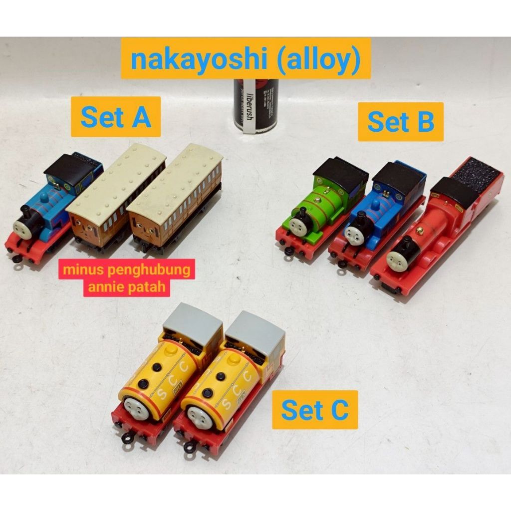 [/Pcs] Rare vintage bandai nakayoshi Thomas & friends ben bill , annie clarabel , percy james plarai