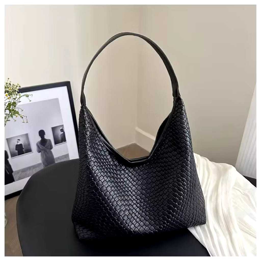 Tas Totebag Wanita JAMYNA TIKAR Tas Bahu Terbaru Cocok untuk Kuliah & OOTD Kulit Perempuan Cewek