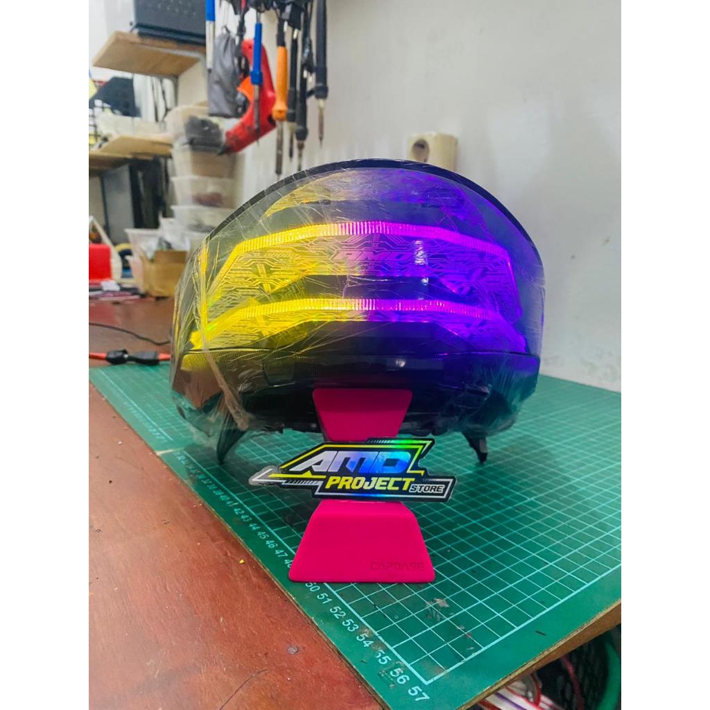 Stoplamp Slim Frame Akrilik Beat Gen 2 Fullset PNP Full Belang 210 Mode