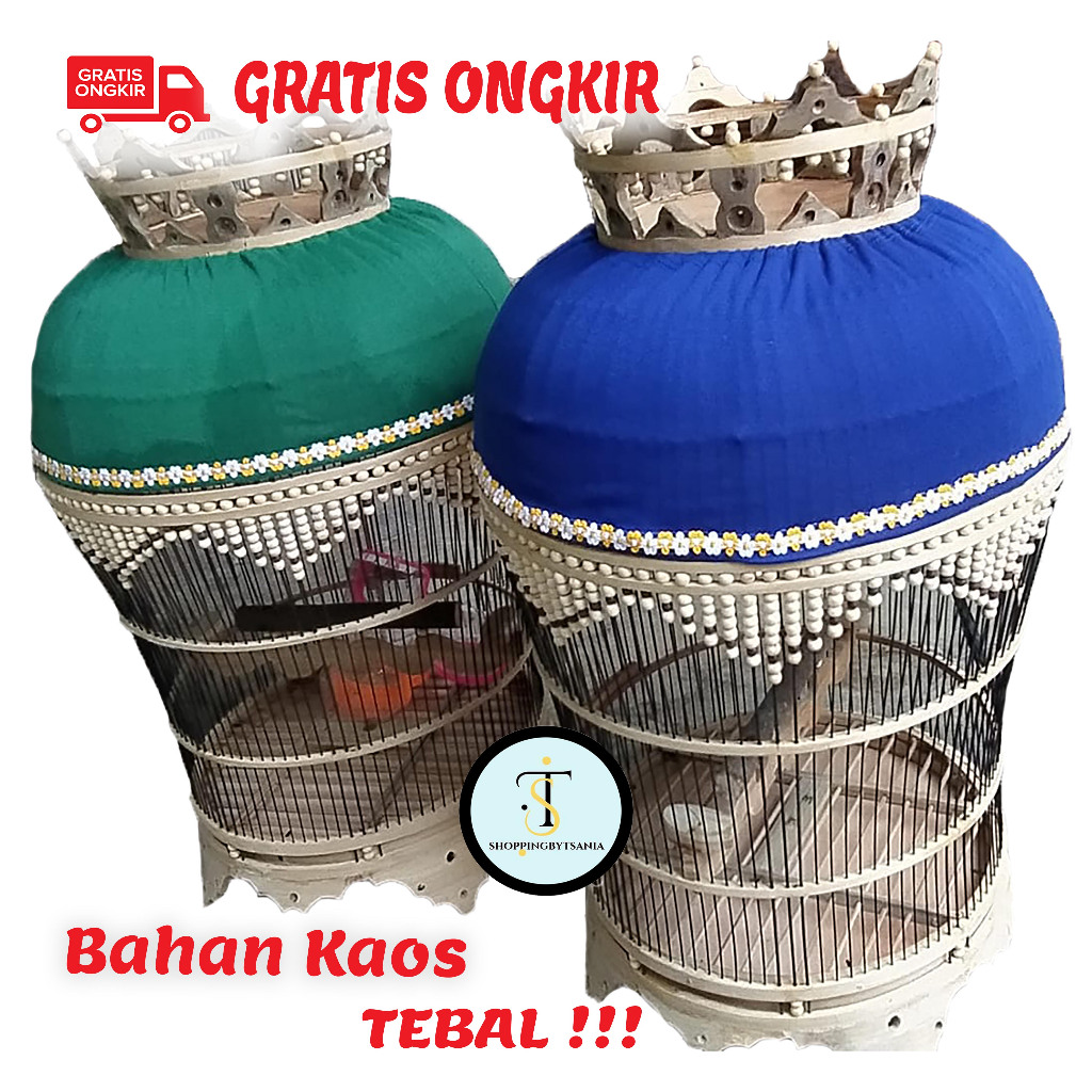 Kerodong Krodong Kerudung Sangkar Burung Perkutut P3si Mahkota Polos Tebal Murah Terbaru Renda Kecil