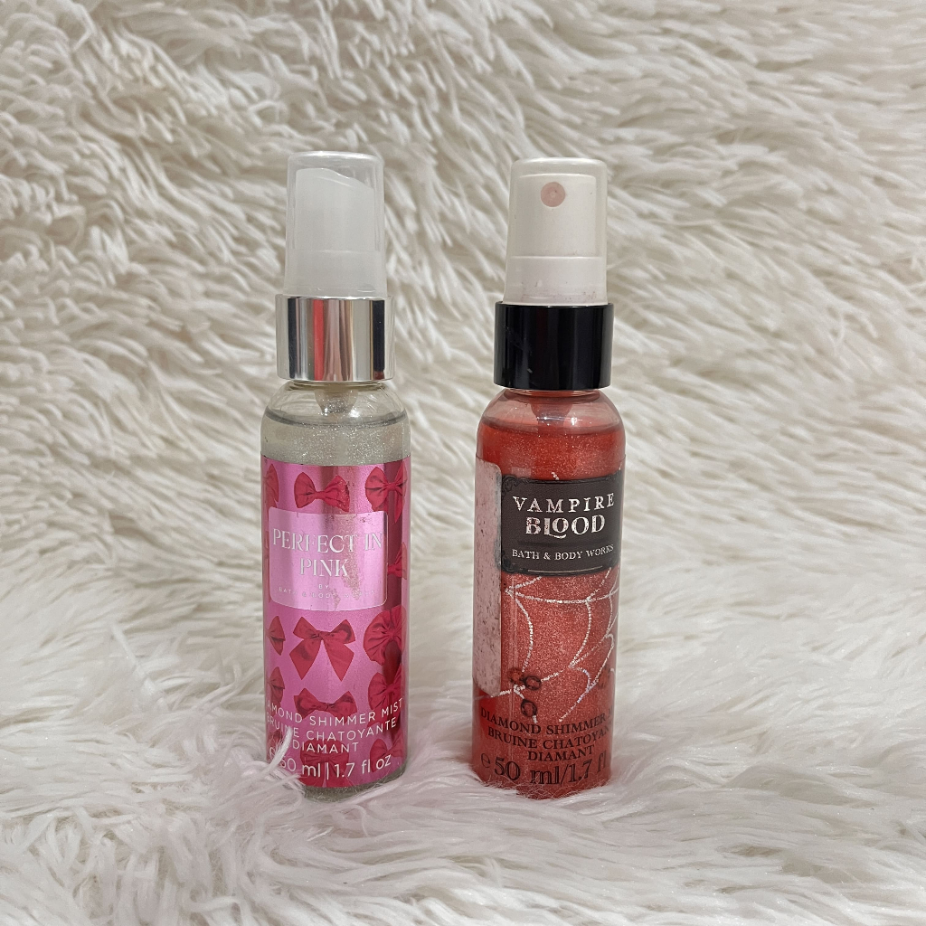 SALE BBW Bath and Body Works Diamond Shimmer Mist Body Mist Parfum Fragrance Travel Size 50 ml Vampi