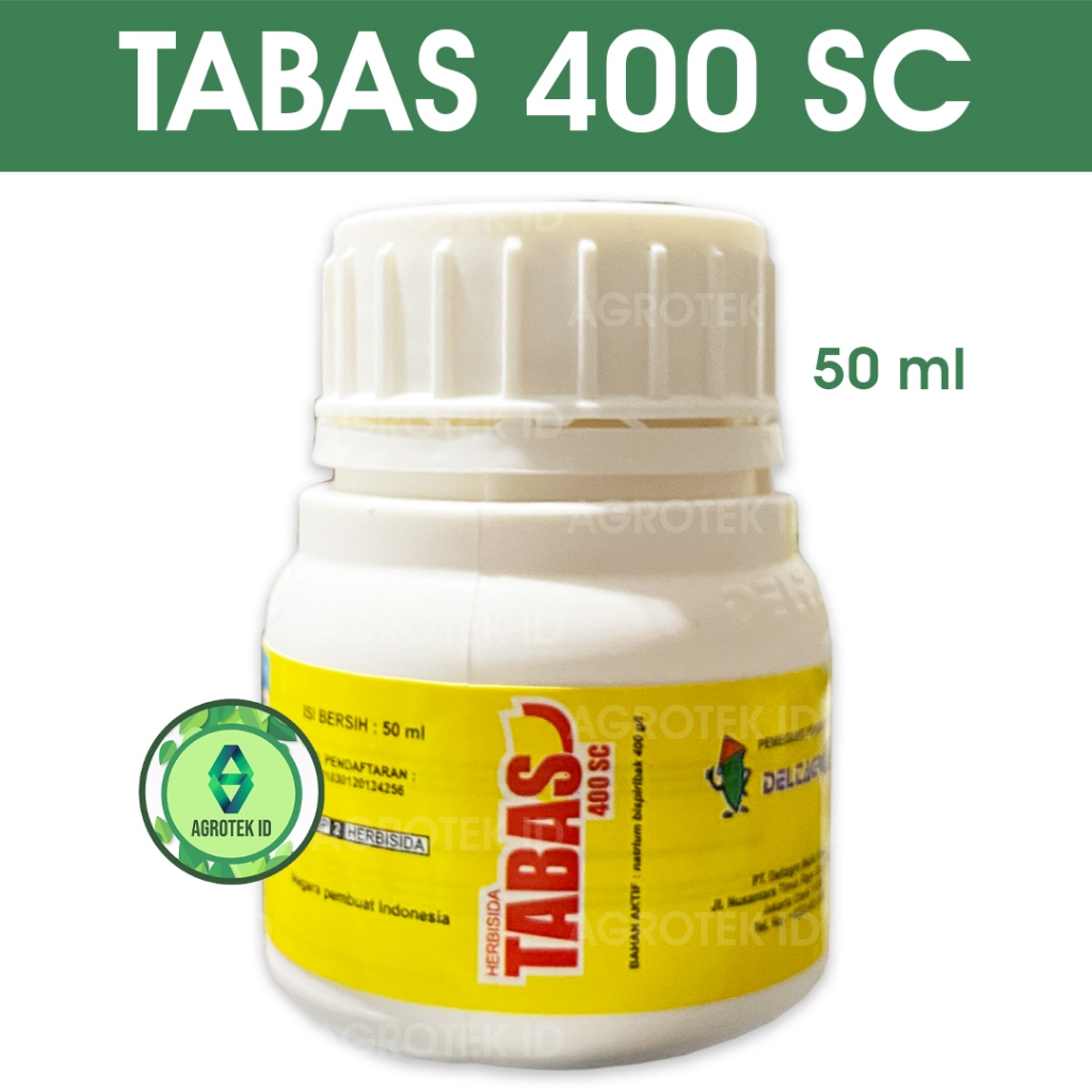 TABAS 400 SC 50 ml Herbisida Sistemik Selektif Padi Sawah TABELA